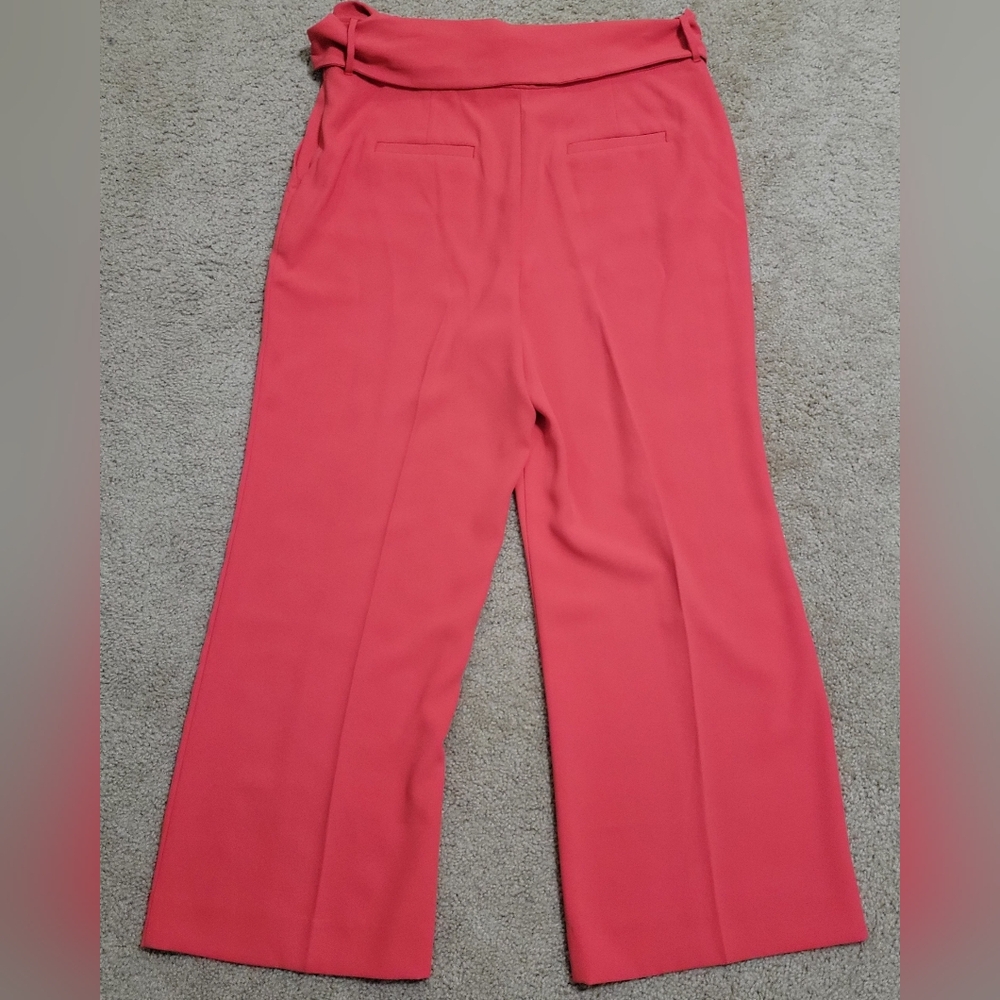 Boden Red Wide-Leg Tie-Waist Pants - Picture 3 of 10